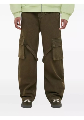 FLÂNEUR cargo cotton trousers - Brown