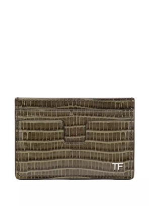 TOM FORD classic card holder - Green