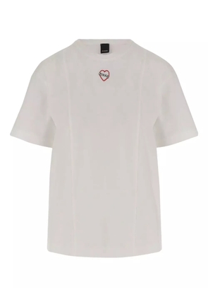 PINKO logo-detail short-sleeved T-shirt - White