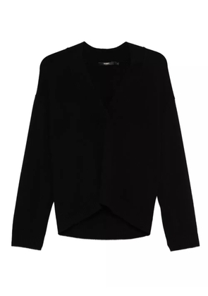 Seventy V-neck wool sweater - Black