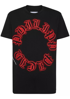 Philipp Plein Gothic Plein cotton T-shirt - Black