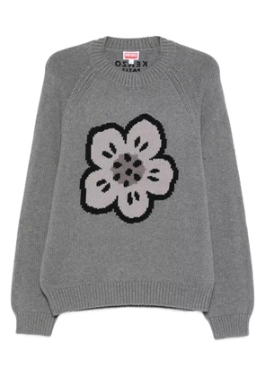 Kenzo Boke Flower cotton-blend sweater - Grey