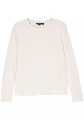 Seventy crew-neck long-sleeve T-shirt - Neutrals