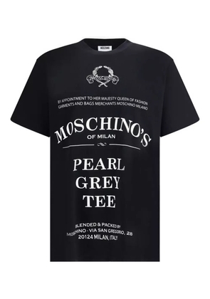 Moschino logo-print T-shirt - Black