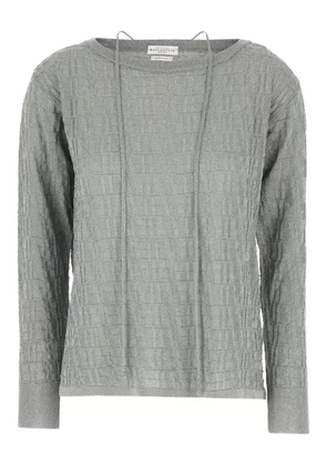 Ballantyne textured knit jumper - Grey