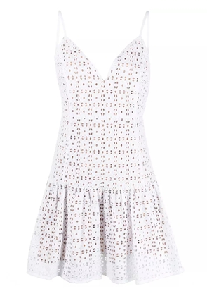 Michael Michael Kors Sangallo eyelet mini-dress - White