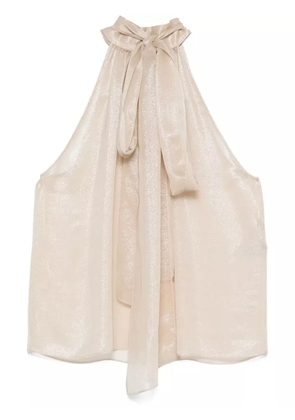 TOM FORD pussy-bow collar blouse - Neutrals