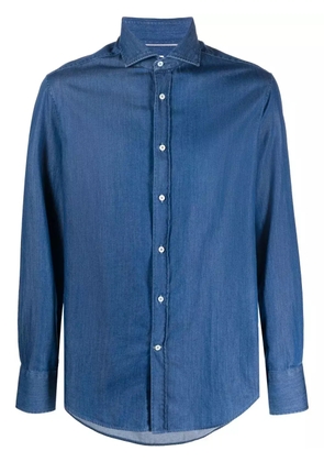 Brunello Cucinelli long-sleeve denim shirt - Blue