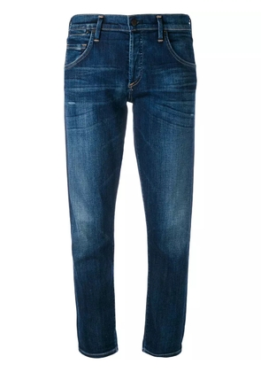 Citizens of Humanity cropped straight leg jeans - Blue