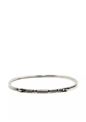 WERKSTATT:MÜNCHEN engraved cuff bracelet - Silver