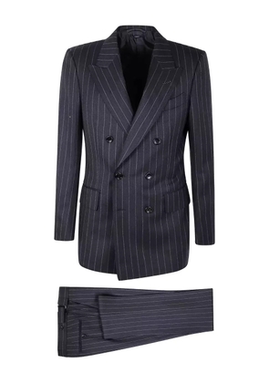 TOM FORD pinstripe-print wool suit - Grey