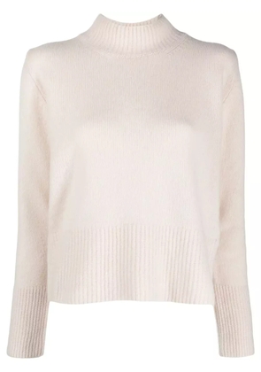 Alysi mock-neck wool jumper - Neutrals