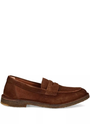 Astorflex penny suede loafers - Brown