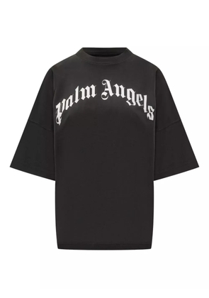 Palm Angels logo-print T-shirt - Black