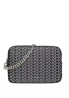 Michael Kors chevron-pattern chain cross body bag - Black