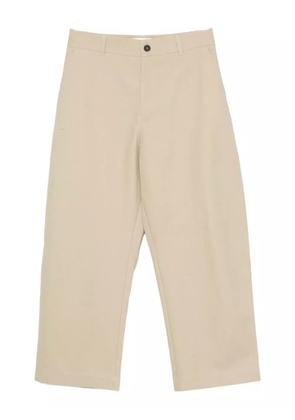 Studio Nicholson button-fastening cotton trousers - Neutrals