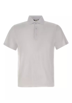Kangra short-sleeve button polo shirt - White