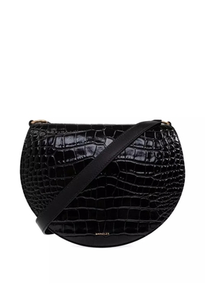 Wandler Kate crocodile-embossed shoulder bag - Black