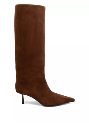 Le Silla 60mm Eva pointed-toe knee boots - Brown