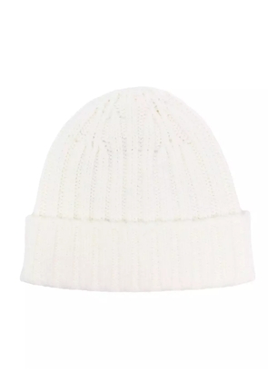 ASPESI virgin wool beanie - White