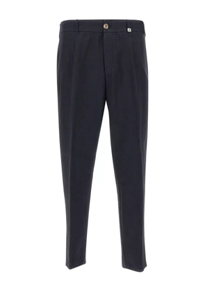 Myths single-pleat wool trousers - Blue