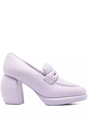 Martine Rose x Clarks 80mm bulbous-heel loafers - Purple