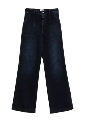 Closed patch-pocket wide-leg jeans - Blue