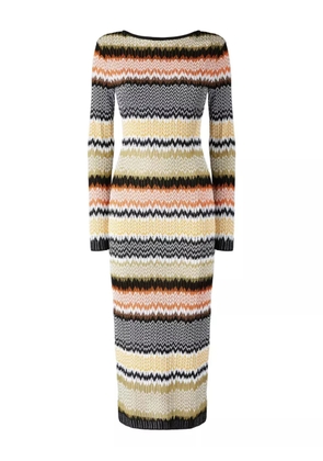 Missoni striped midi dress - Yellow