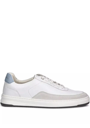 Filling Pieces suede-panel sneakers - White
