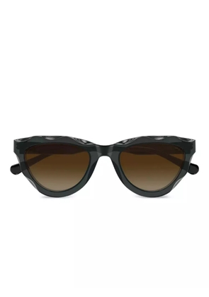 Chloé Eyewear sculpted cat-eye sunglasses - Grey