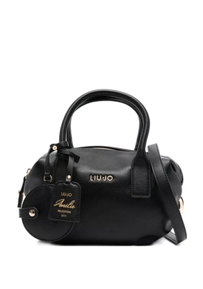 LIU JO round-handle charm-detail tote bag - Black