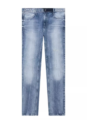 RTA Bryant embroidered-cross jeans - Blue