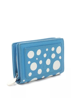 Louis Vuitton Pre-Owned x Yayoi Kusama 2021's leather wallet - Blue
