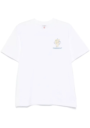 Casablanca printed T-shirt - White