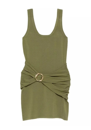 Simkhai belted draped dress - Green