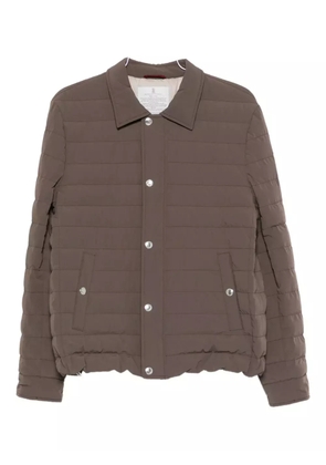 Brunello Cucinelli quilted jacket - Brown
