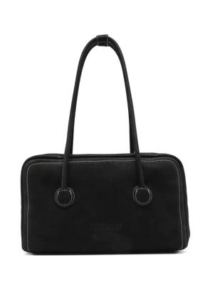 Marge Sherwood top-handle calf-suede shoulder bag - Black