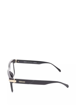 Versace Pre-Owned 2010 rectangle-frame glasses - Black