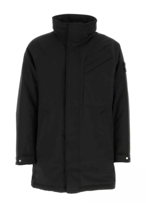 Stone Island hodded padded coat - Black