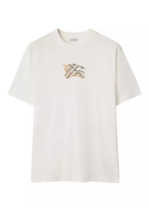 Burberry EKD Check cotton T-shirt - White
