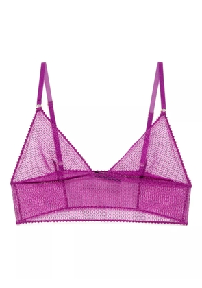 Kiki de Montparnasse crochet longline bra - Purple