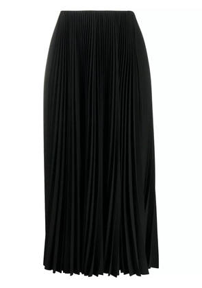 Balenciaga pleated midi skirt - Black