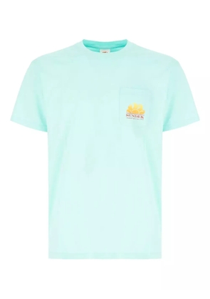 Sundek New Herbert sun-logo pocket T-shirt - Blue