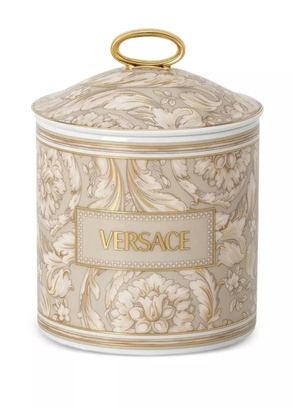 Versace large Barocco candle - Neutrals