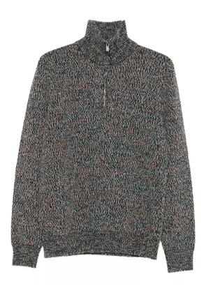 Barena high-neck zip-front sweater - Green