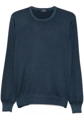 Barba virgin wool sweater - Blue
