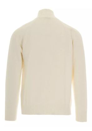Paolo Pecora high-neck raglan-sleeve sweater - White
