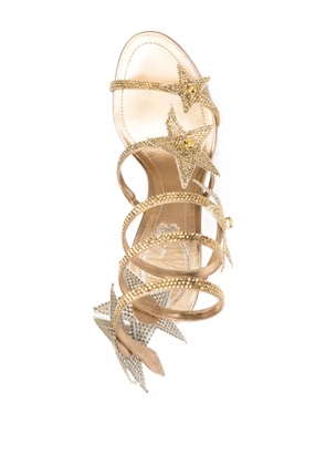 René Caovilla 105mm Cleo sandals - Gold