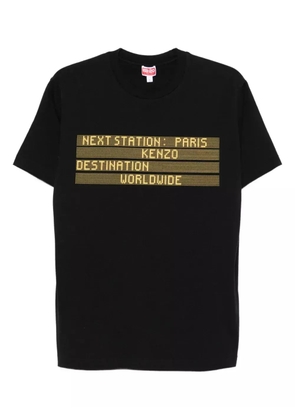 Kenzo graphic-print cotton T-shirt - Black