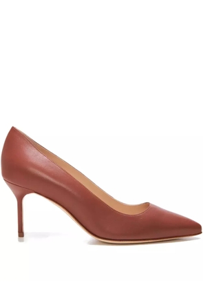 Manolo Blahnik 70mm Classic 70 pointed-toe stiletto pumps - Brown